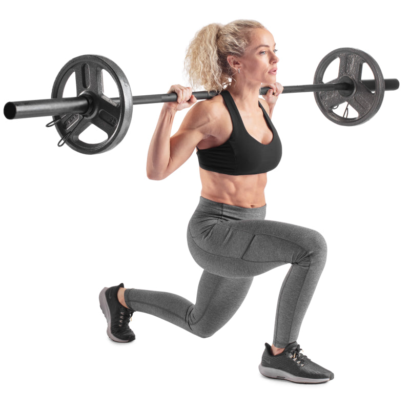 Woman with Olympic Bar
