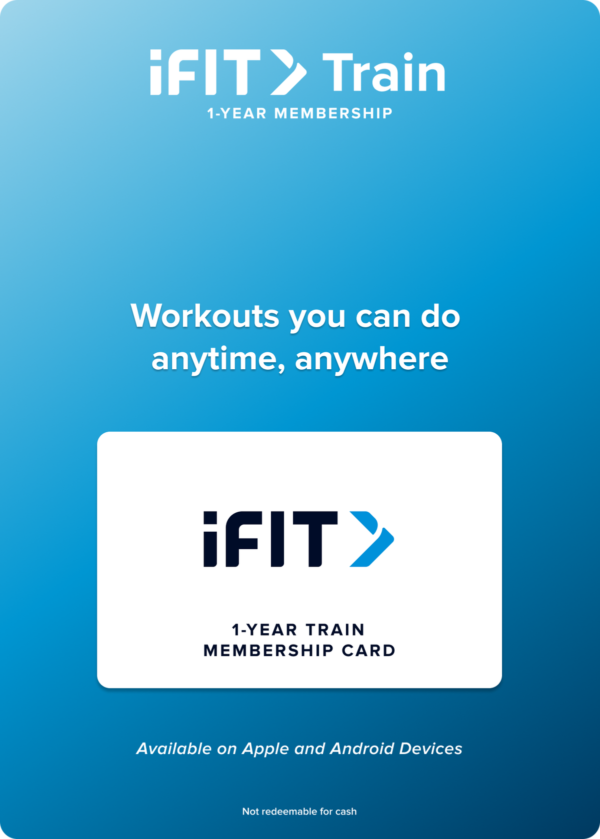 Abonnement iFit Train – Adhésion d'un an