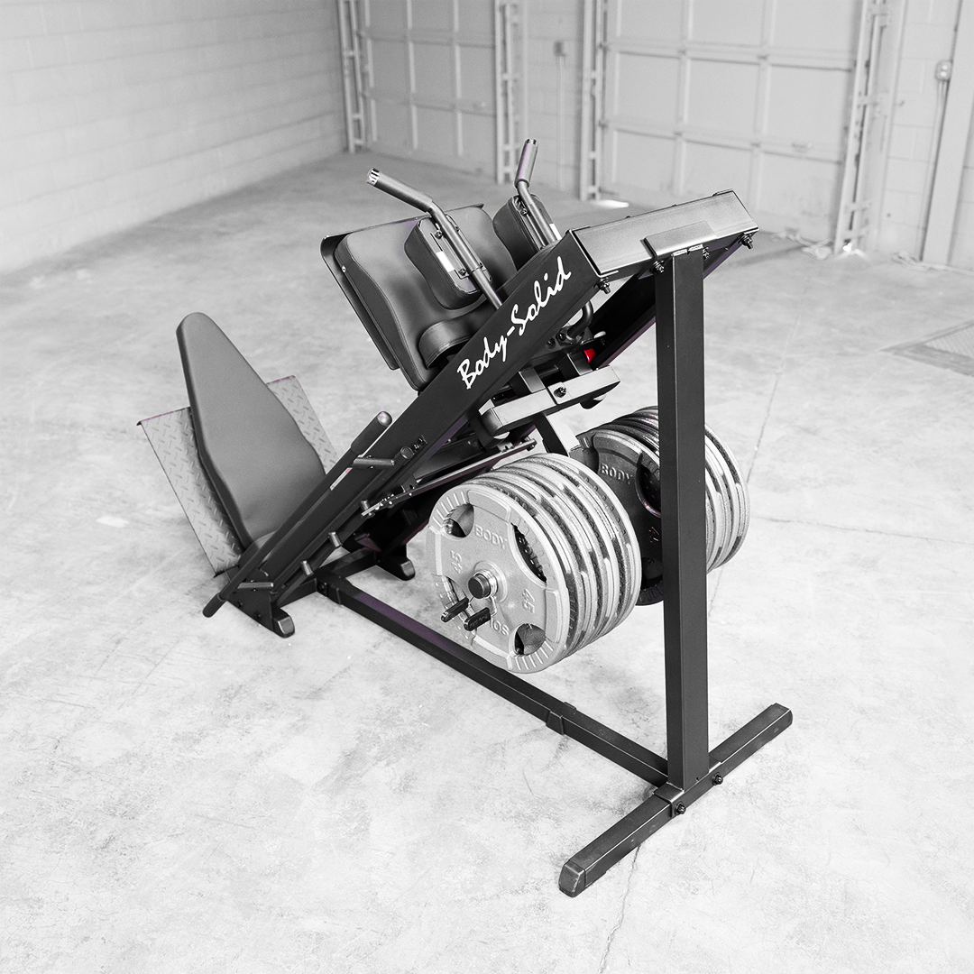 Body-Solid - GLPH1100B Presse à cuisses et Hack Squat - Châssis noir