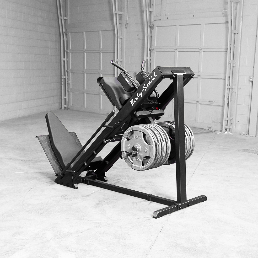 Body-Solid - GLPH1100B Presse à cuisses et Hack Squat - Châssis noir