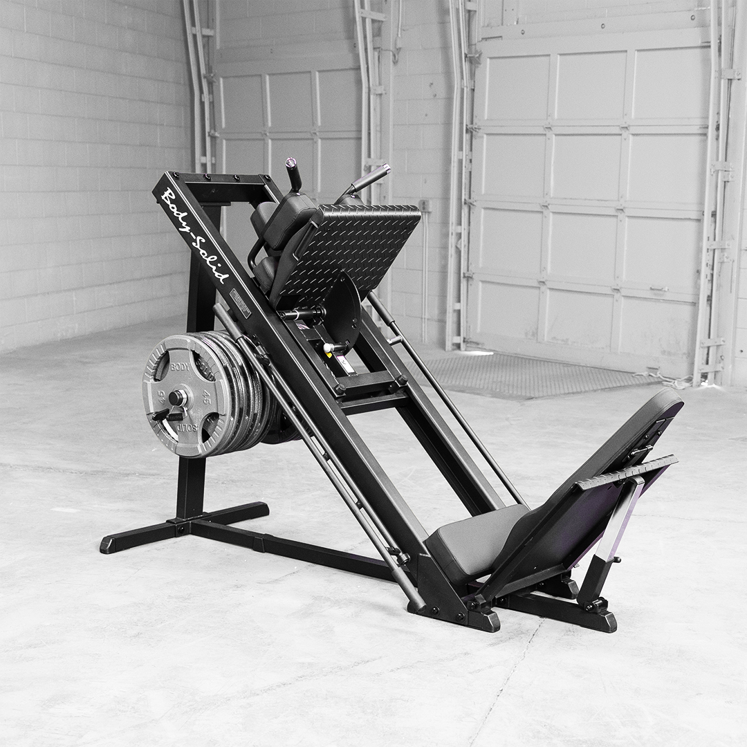 Body-Solid - GLPH1100B Presse à cuisses et Hack Squat - Châssis noir