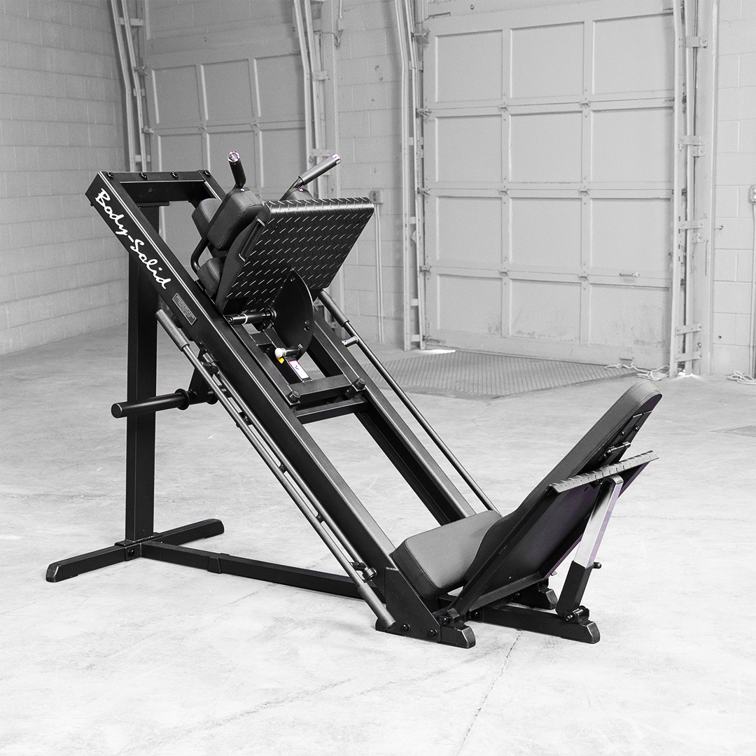 Body-Solid - GLPH1100B Presse à cuisses et Hack Squat - Châssis noir