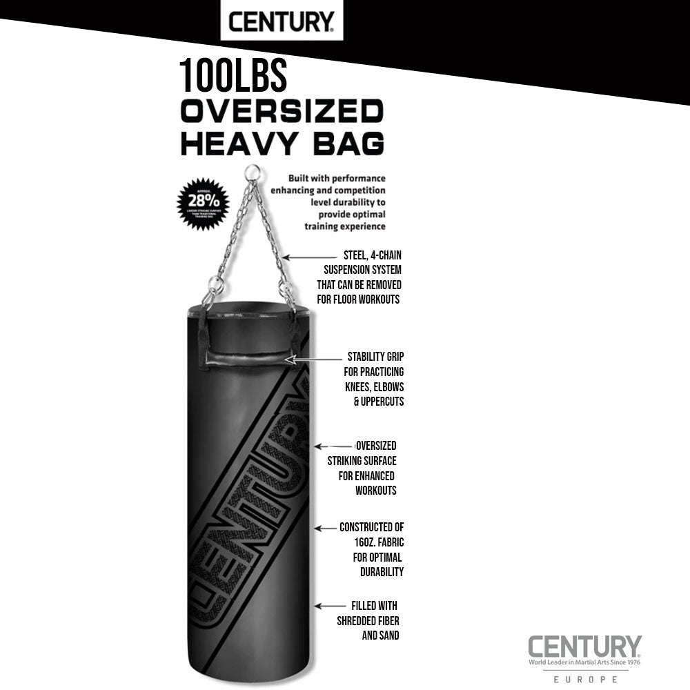 Century - Sac de frappe lourd surdimensionné 100 LB