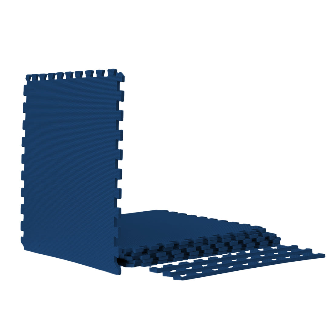 Dalles de sol en mousse Element 61 x 61 x 1,27 cm – Bleu marine (paquet de 6)