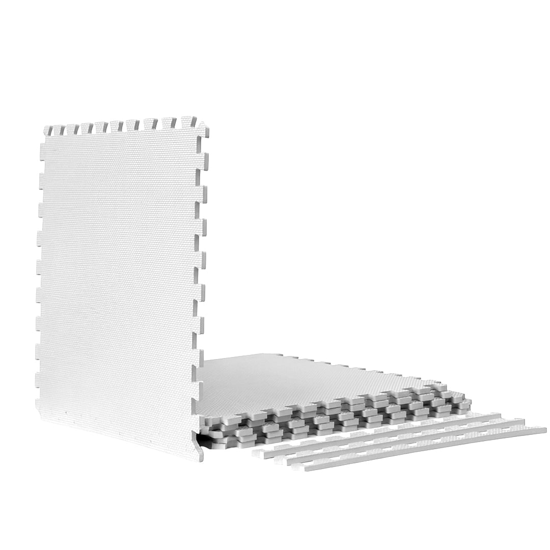 Dalles de sol en mousse Element 61 x 61 x 1,27 cm - Blanches (Paquet de 6)