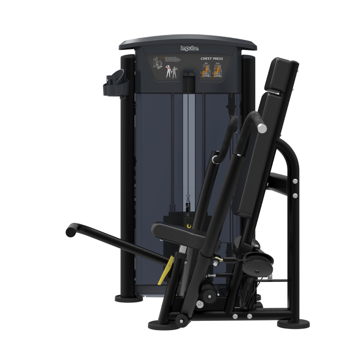 Element Fitness - 9501 Chest Press MERCURY BLACK 295lbs