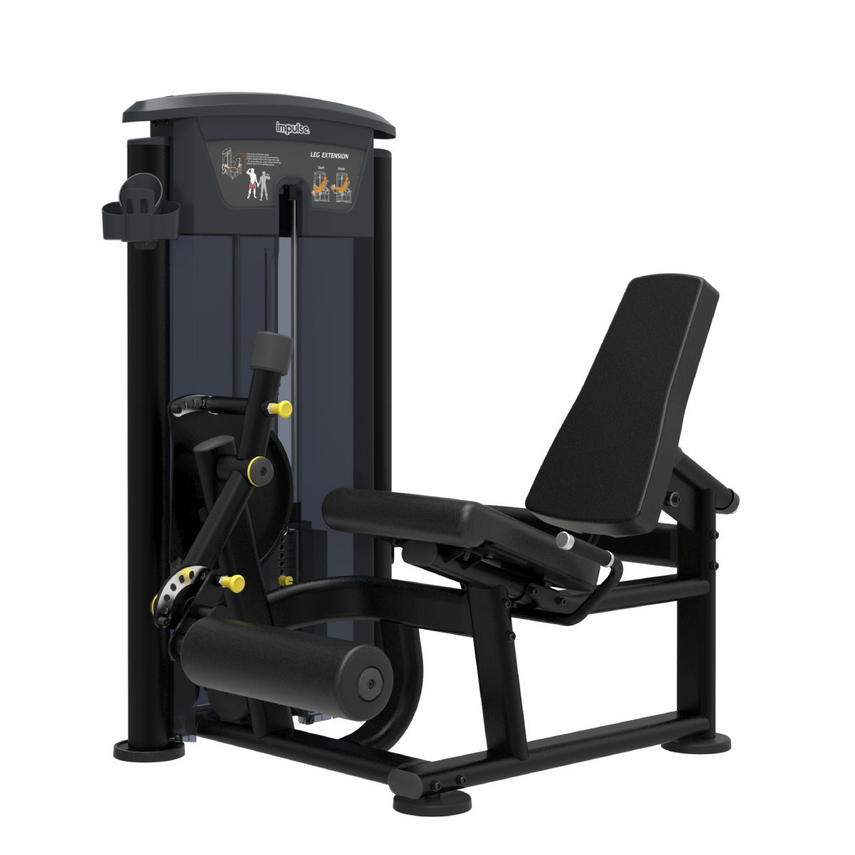 Element Fitness - 9505 Leg Extension MERCURY BLACK 295lbs