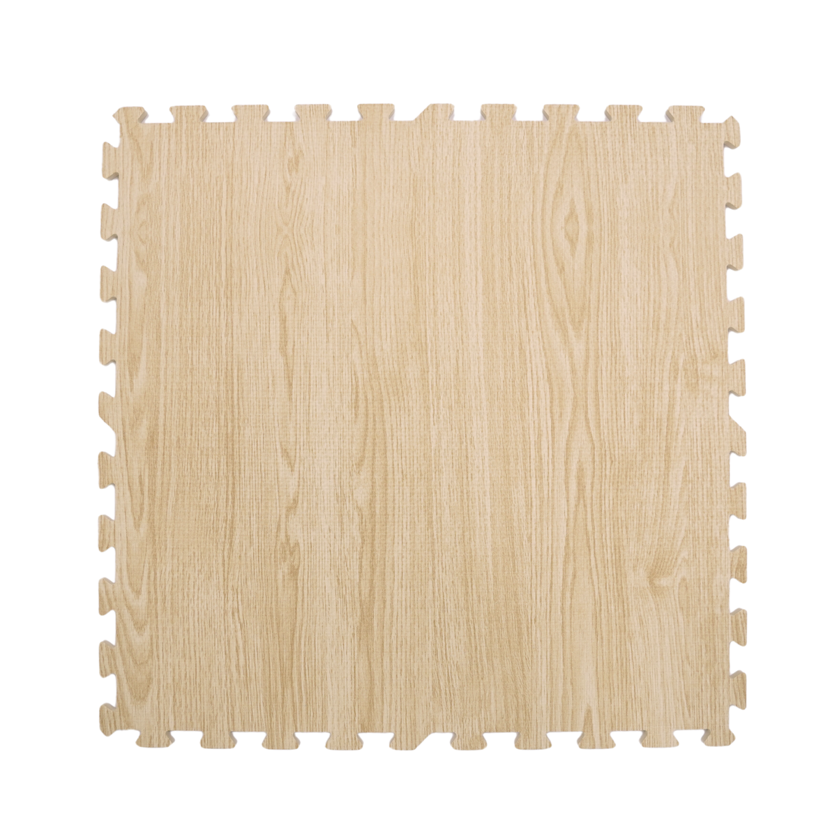 Flow - Premium Foam Flooring 24" x 24" x 12mm - Light Oak (6 Pack)