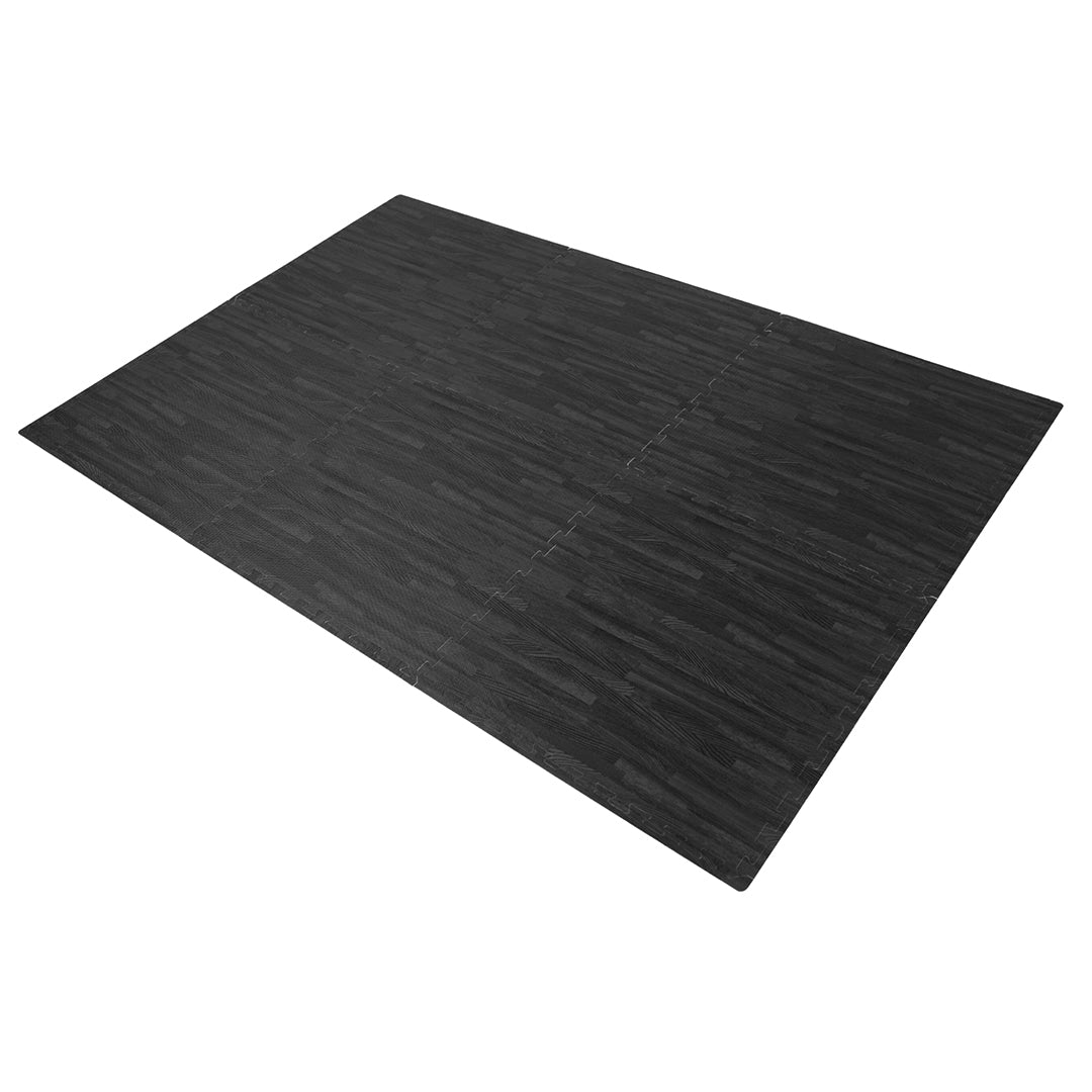 Flow - Premium Foam Flooring 24" x 24" x 12mm - Midnight Oak (6 Pack)