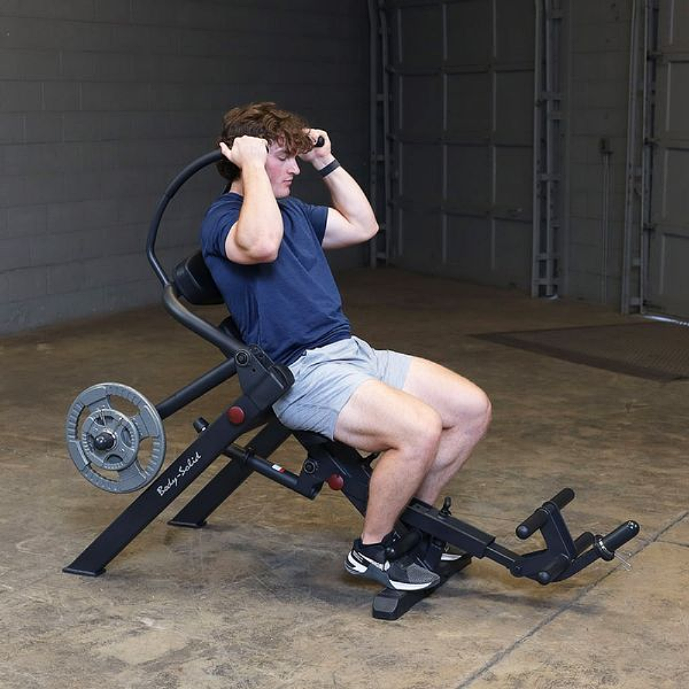 Body-Solid - GAB300B Banc à abdominaux semi-incliné
