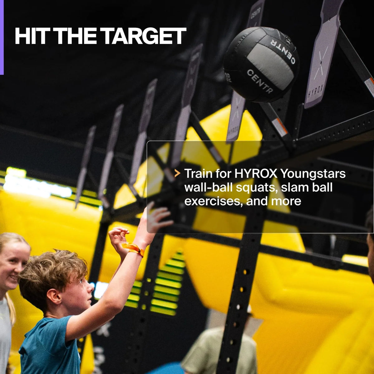 Centr x HYROX Competition Wall Ball pour jeunes