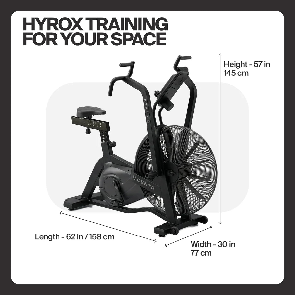 Centr x HYROX Perform Series Vélo Air Bike