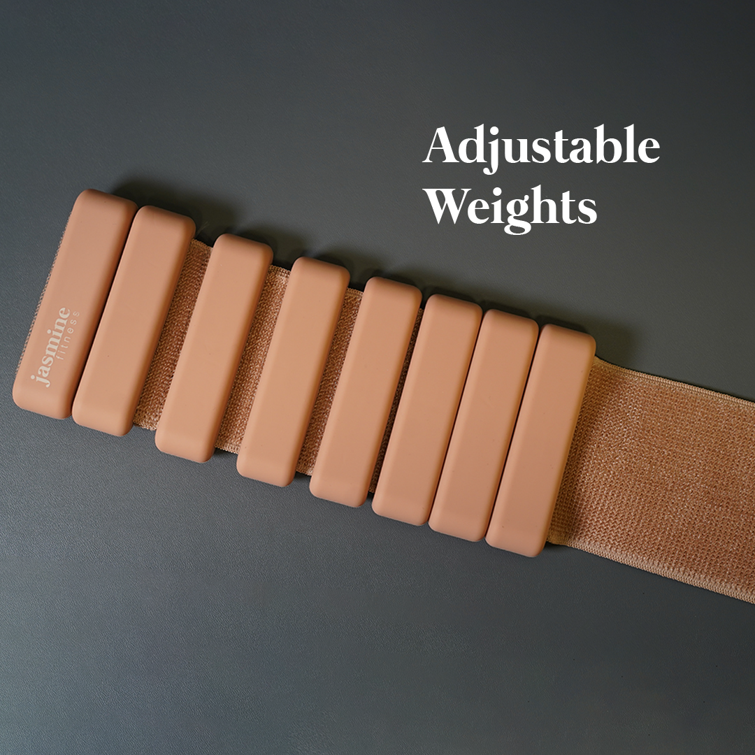 Jasmine Fitness - Bracelets lestés - Argile 2lbs (PAIRE)