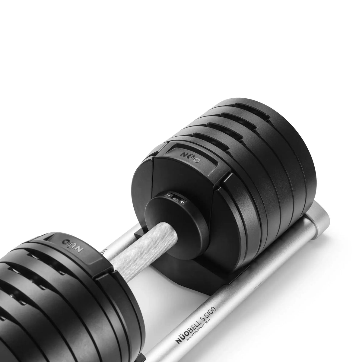 NUOBELL S 5100 Argent - Paire d'haltères ajustables
