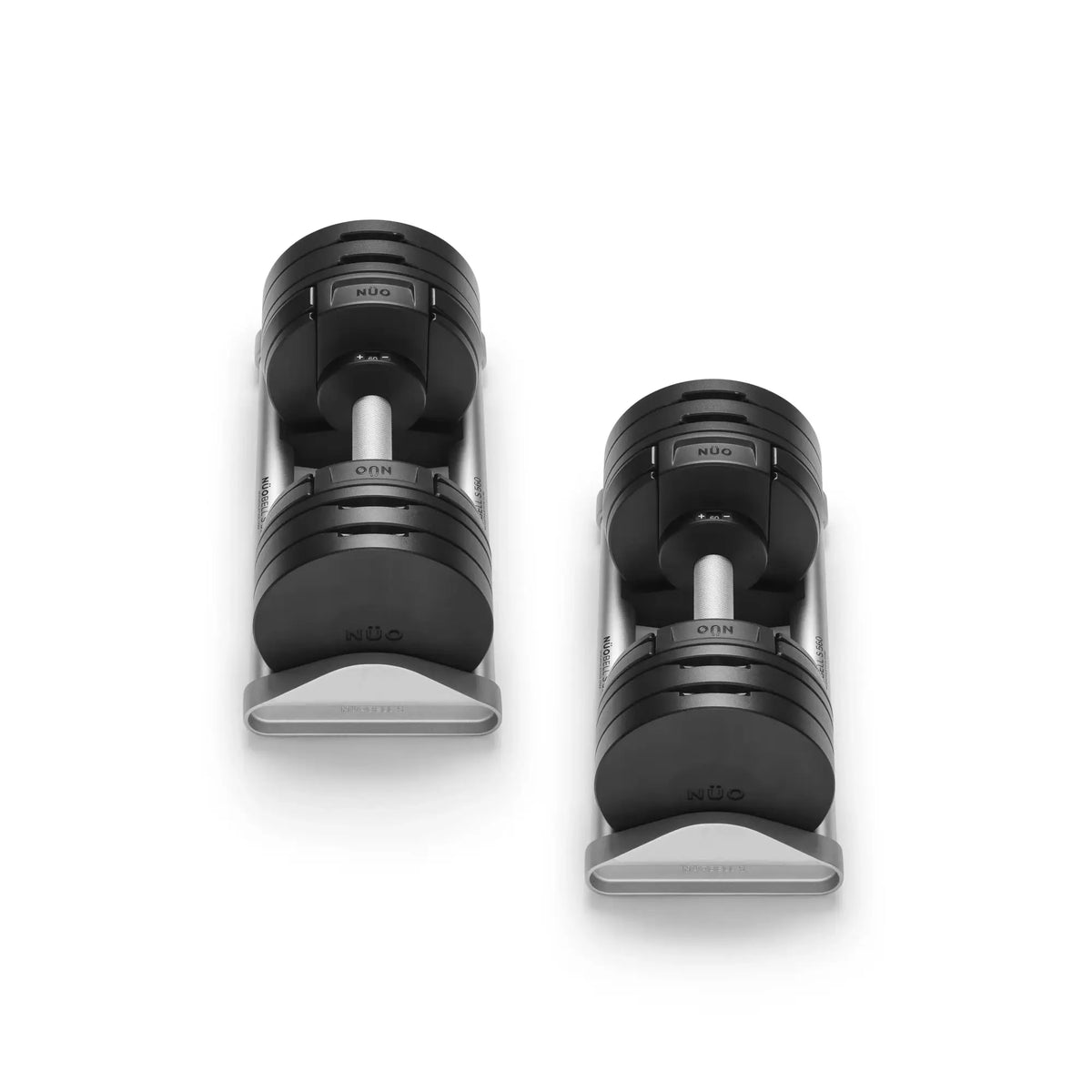 NUOBELL S 560 Argent - Paire d'haltères réglables
