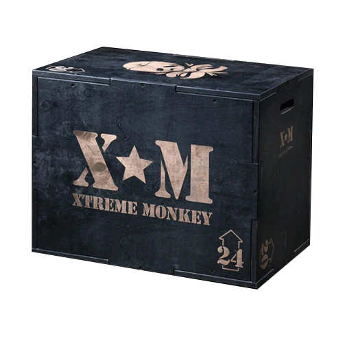 Caisse de pliométrie en bois édition limitée XM FITNESS