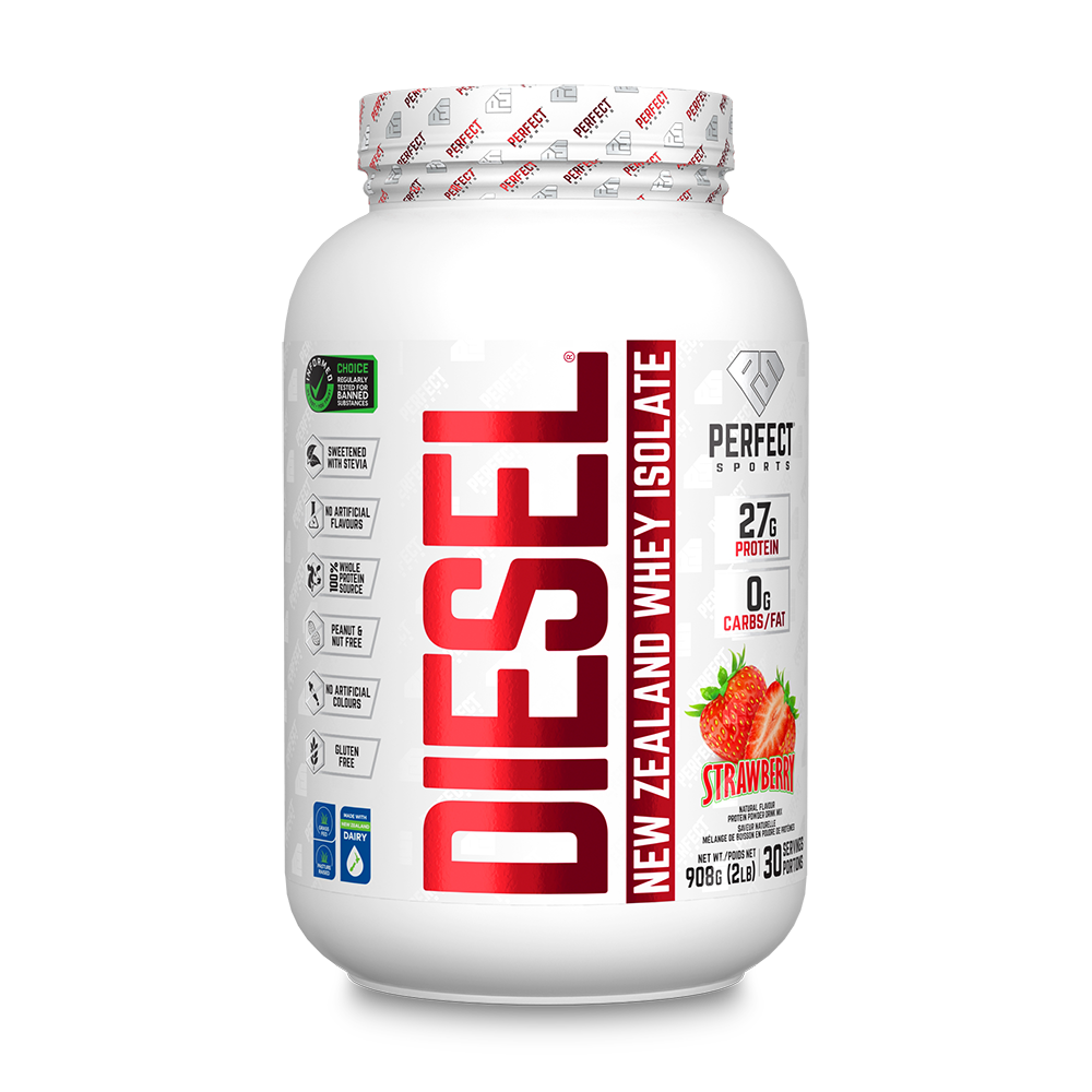ISOLAT DE PROTÉINES DE WHEY DIESEL® - SAVEUR FRAISE