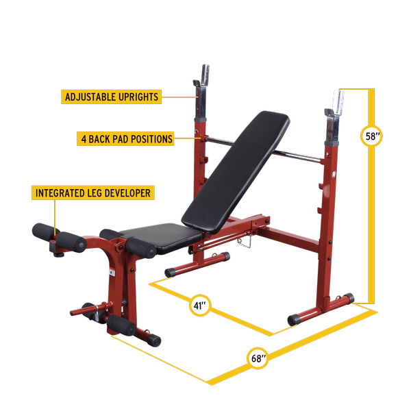 Best Fitness Olympic Bench BFOB10 Strength Machines Canada.
