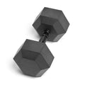 55lb Virgin Rubber Hex Dumbbell No Odour SDVR-55 Strength & Conditioning Canada.