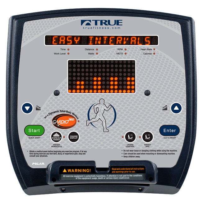 TRUE Fitness M50 Elliptical Trainer Cardio Canada.